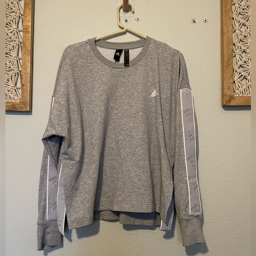 Gray Adidas Crewneck